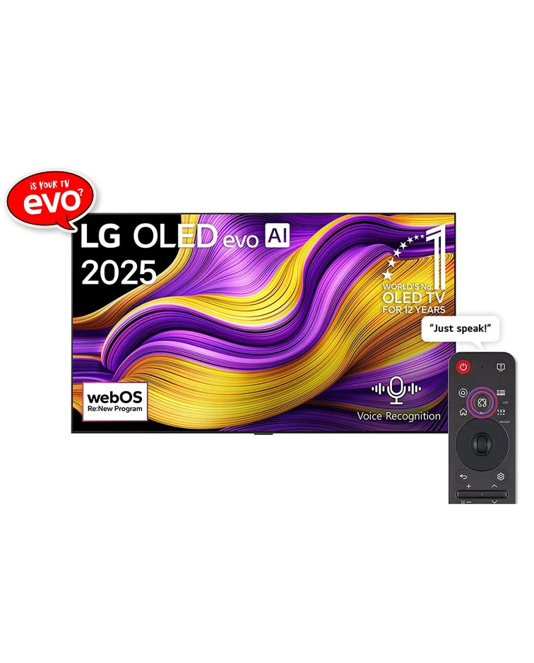 LG 65″ OLED Smart TV, 4K, HDR, WebOS.